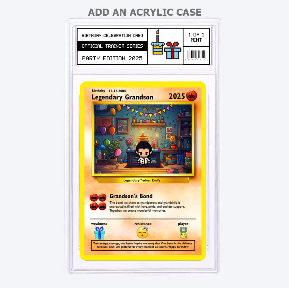 Grandson Birthday Card - Build Your Own