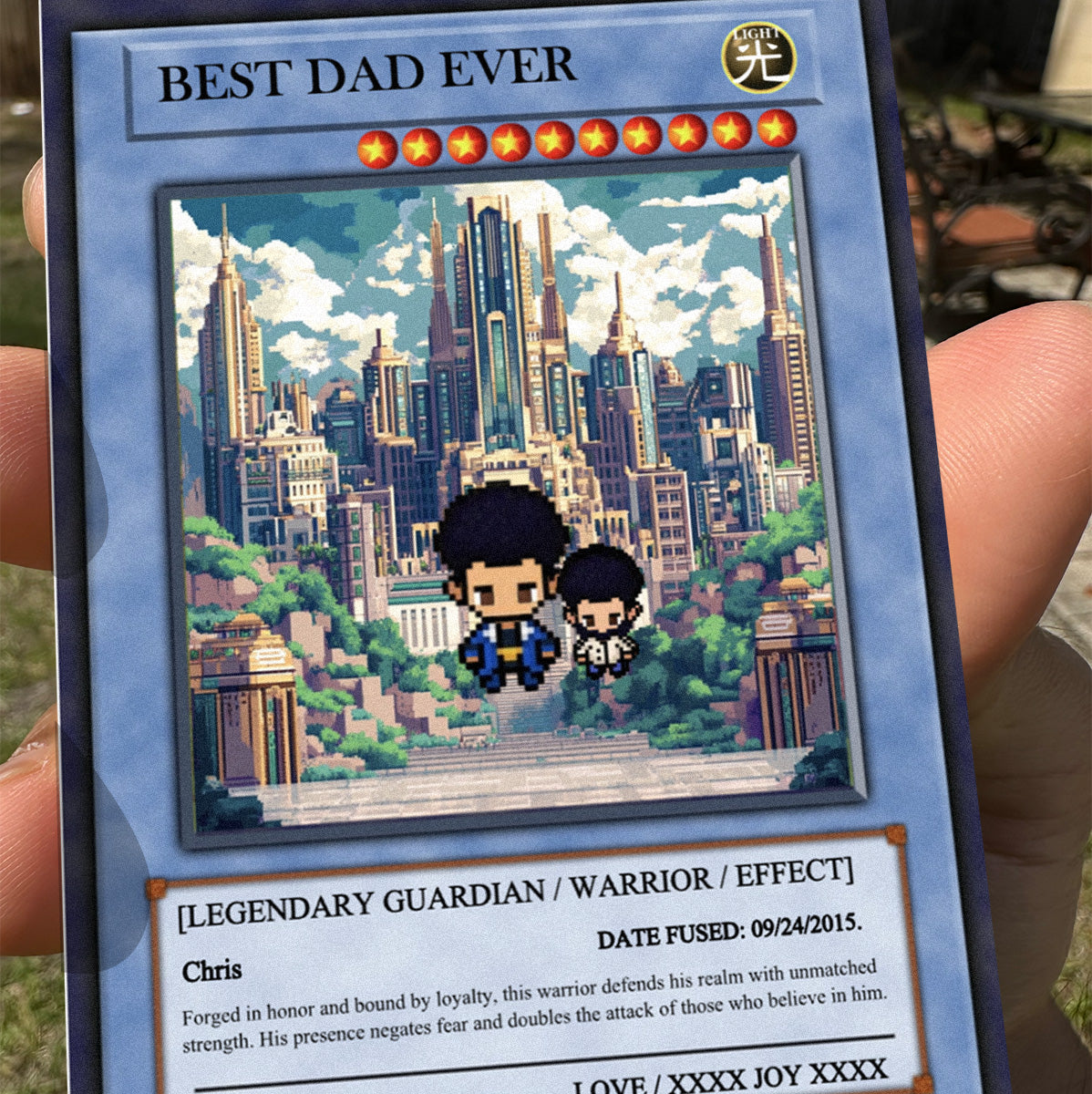 Yu-gi Love For Dad Card - Build Your Own