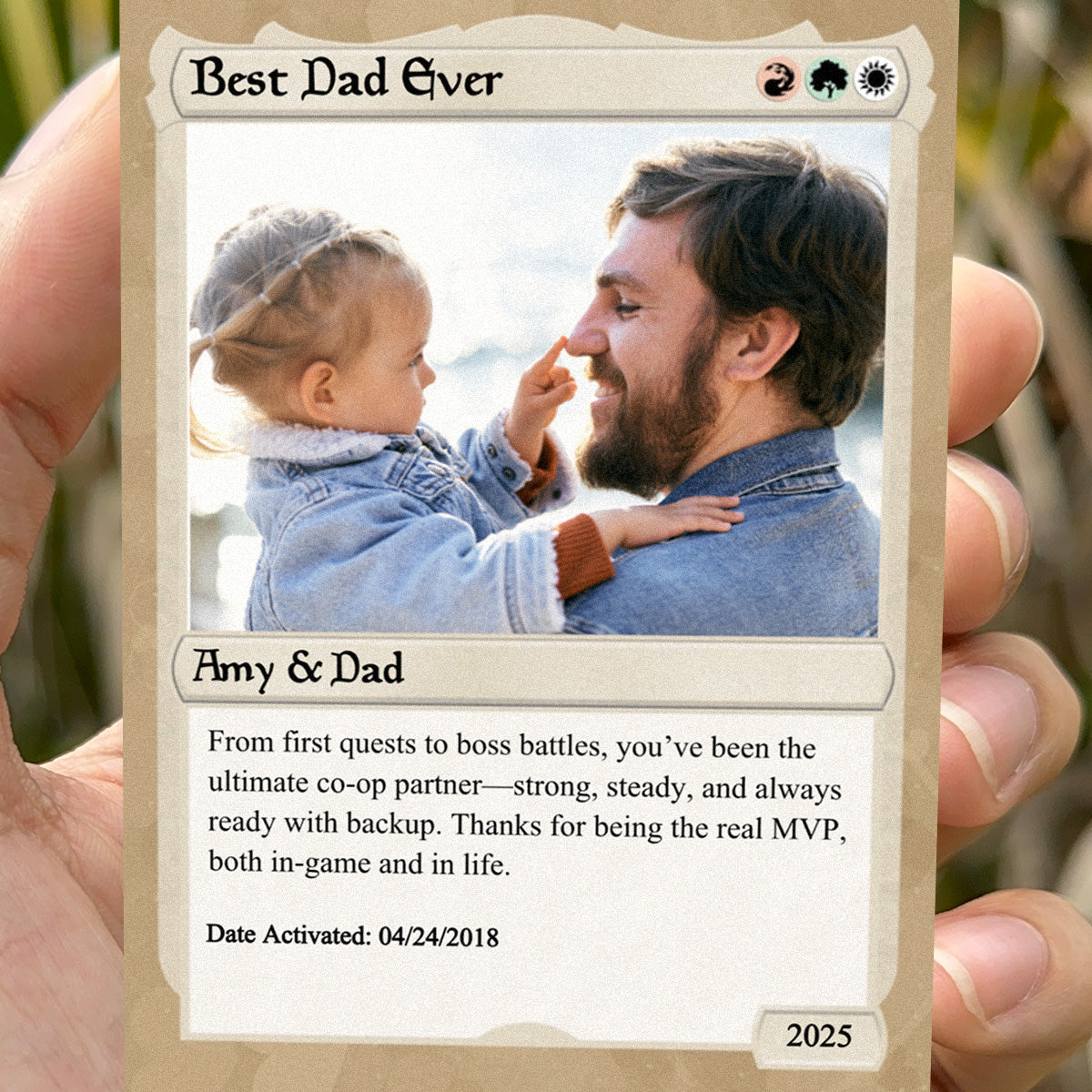Love The Gathering Father's day Card - Photo