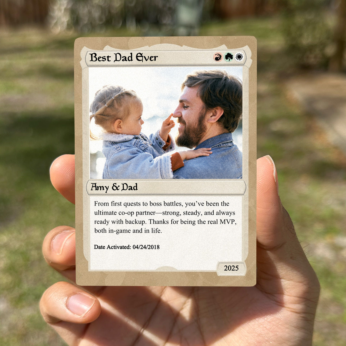 Love The Gathering Father's day Card - Photo