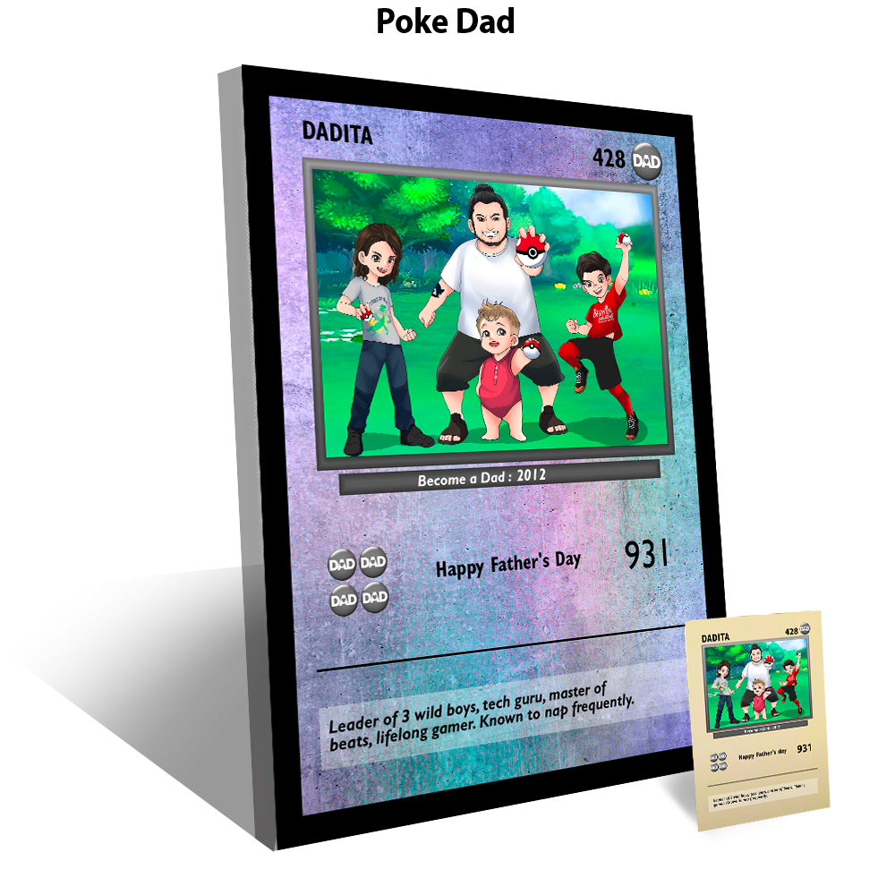 Poke Dad - Hand Drawn Art 1