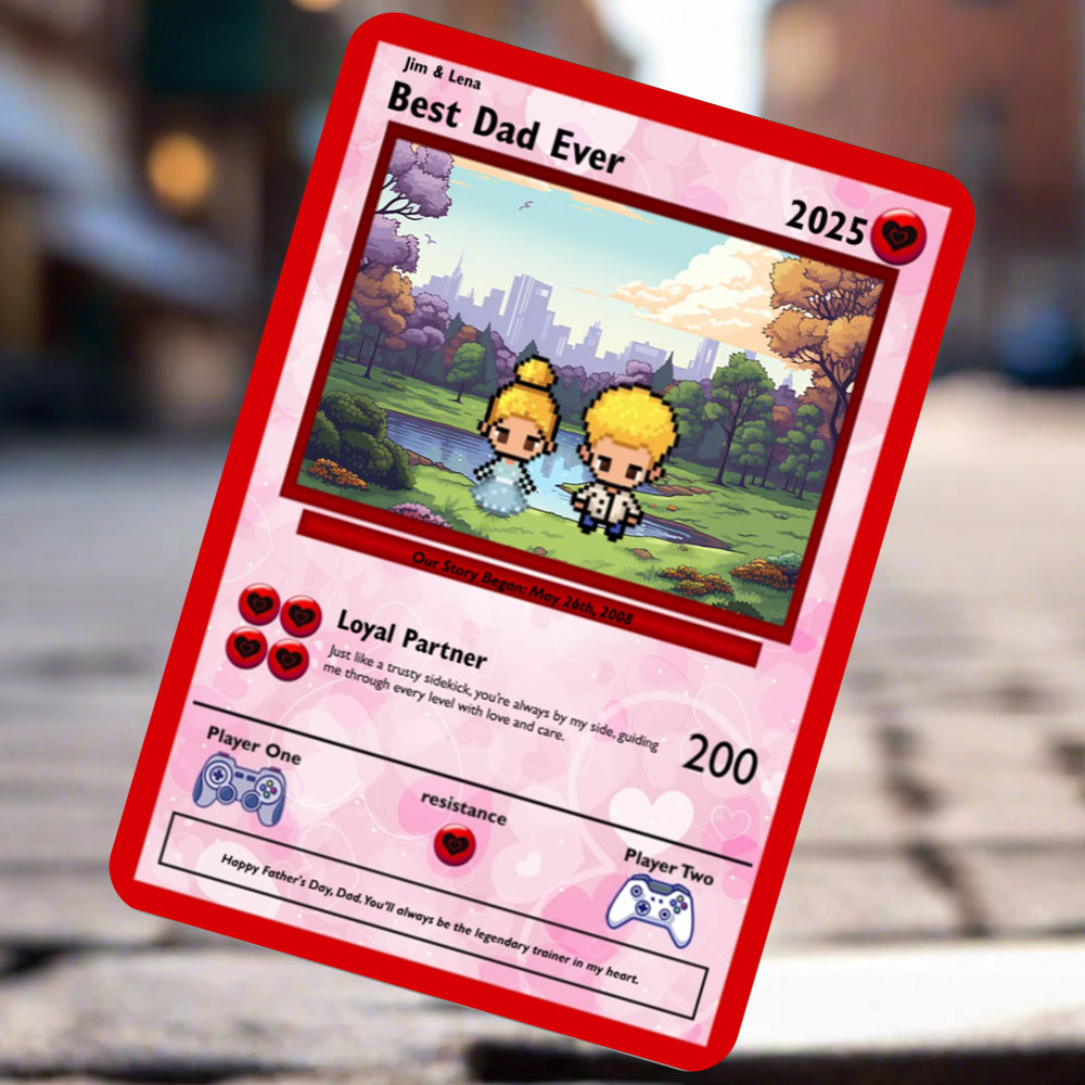 Daughter to Dad Card - Build Your Own