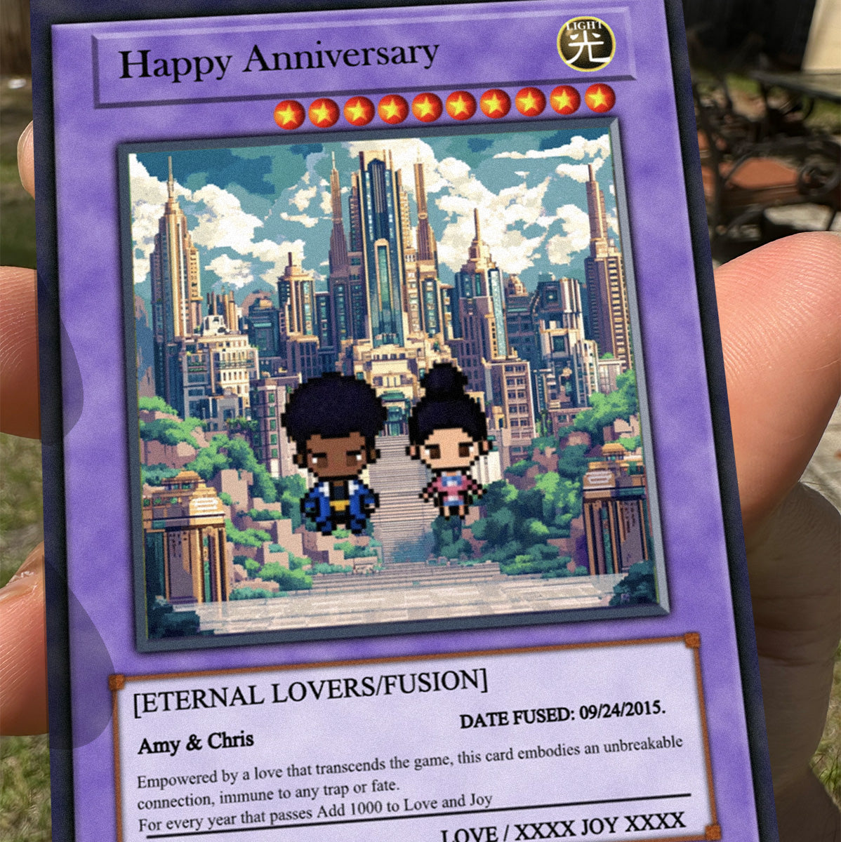 Yu-gi Love Anniversary Card  - Build Your Own