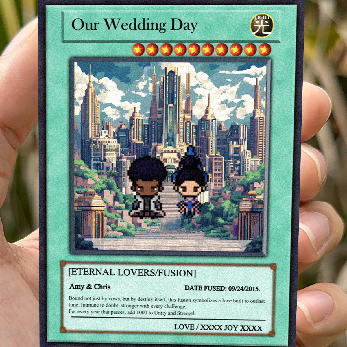 Yu-gi Love Wedding Card  - Build Your Own