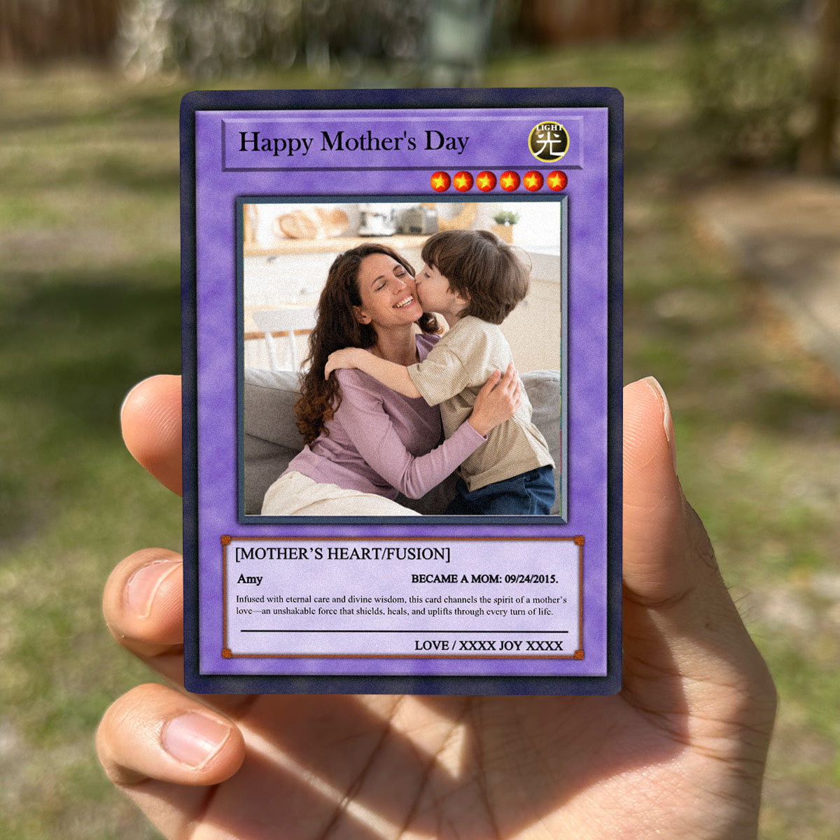 Yu-Gi-Love Mother's Day Card  - Photo