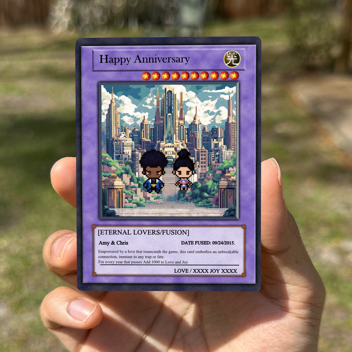 Yu-gi Love Anniversary Card  - Build Your Own