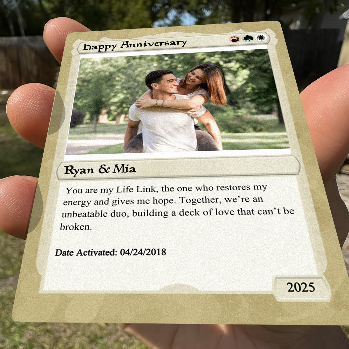 Love The Gathering Anniversary Card  - Photo