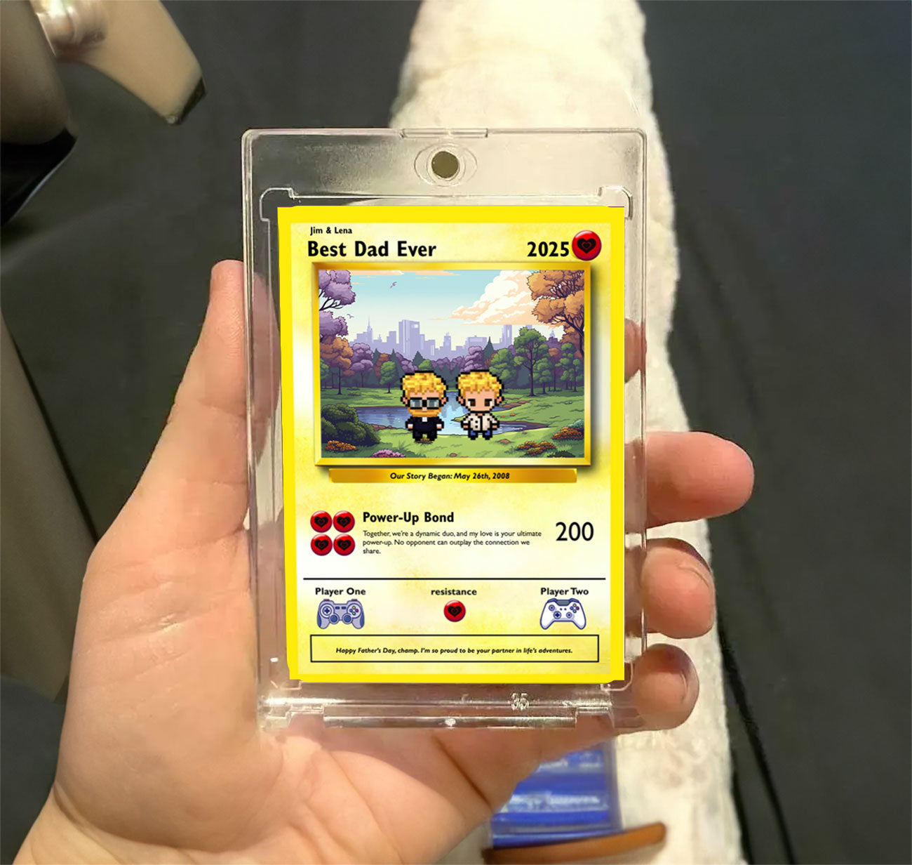 Dad to Son Card - Build Your Own