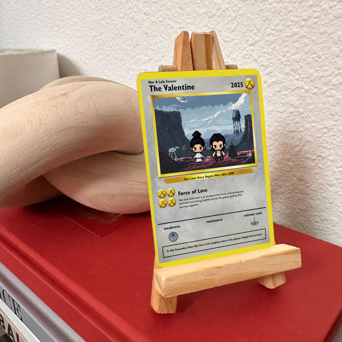 Space Wars Love Card - Build Your Own