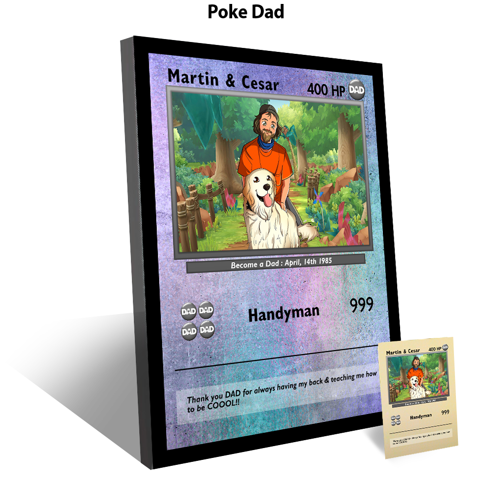 Poke Dad - Hand Drawn Art 1