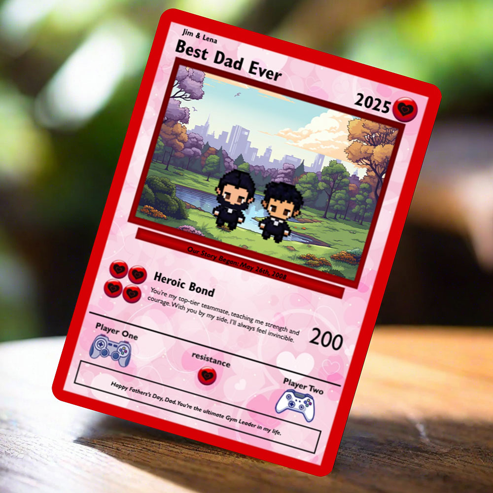 Son to Dad Card - Build Your Own