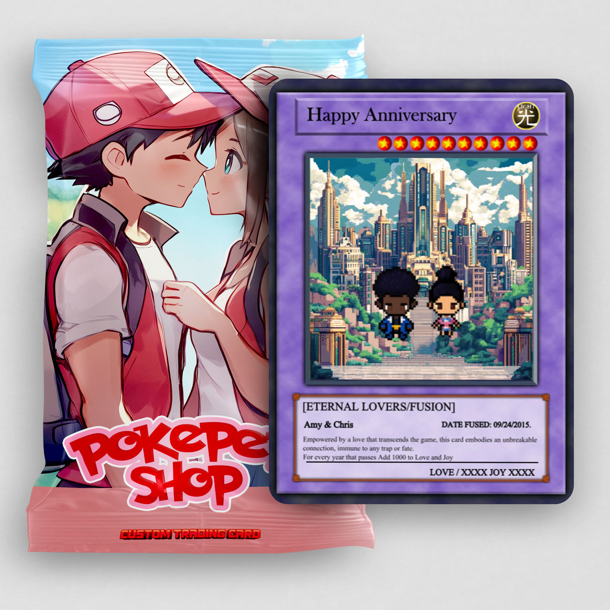 Yu-gi Love Anniversary Card  - Build Your Own